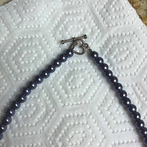 Blue Pearl Jewelry Set - Picture 3 of 4